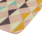 Geometric pattern overlapping diamonds & triangle カッティングボード (角)
