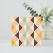 Geometric pattern overlapping diamonds & triangle サンキューカード (スタンド正面)