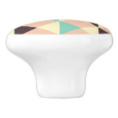 Geometric pattern overlapping diamonds & triangle セラミックノブ (側面)