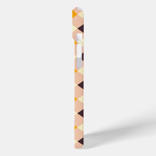 Geometric pattern overlapping diamonds & triangle Case-Mate iPhoneケース (裏面 / 左)