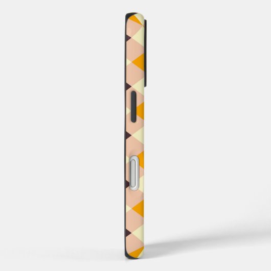 Geometric pattern overlapping diamonds & triangle Case-Mate iPhoneケース (裏面 / 右)