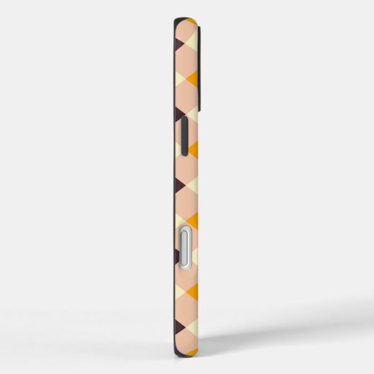Geometric pattern overlapping diamonds & triangle Case-Mate iPhoneケース (裏面 / 右)