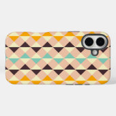 Geometric pattern overlapping diamonds & triangle Case-Mate iPhoneケース (裏面 (横))