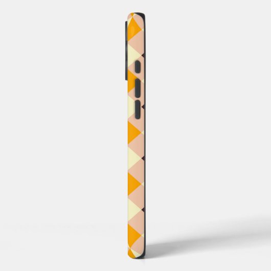 Geometric pattern overlapping diamonds & triangle Case-Mate iPhoneケース (裏面 / 左)
