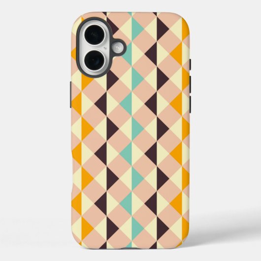 Geometric pattern overlapping diamonds & triangle Case-Mate iPhoneケース (裏面)