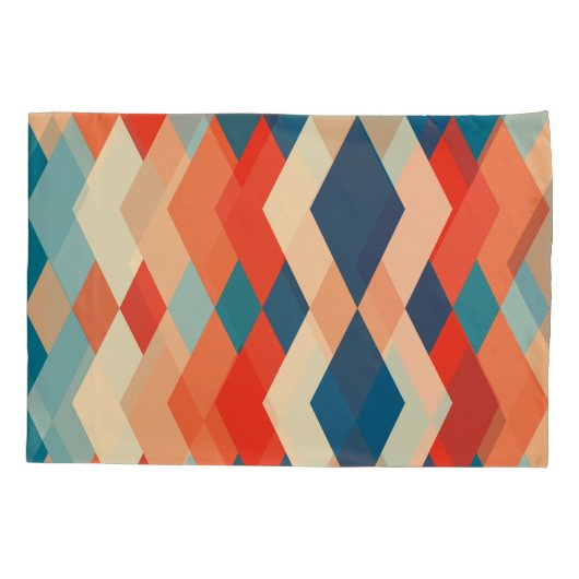 Geometric Pattern Pillowcases – Decorative 枕カバー (裏面-左)
