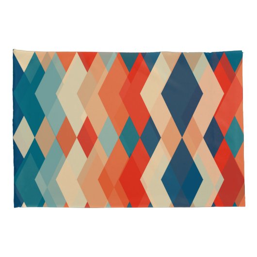 Geometric Pattern Pillowcases – Decorative 枕カバー (裏面-右)