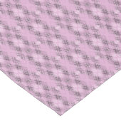 Geometric pattern retro pink diamonds テーブルクロス (アングル)