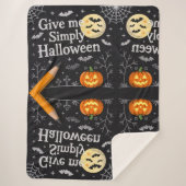 Geometric Pattern Sherpa Blanket シェルパブランケット (正面)