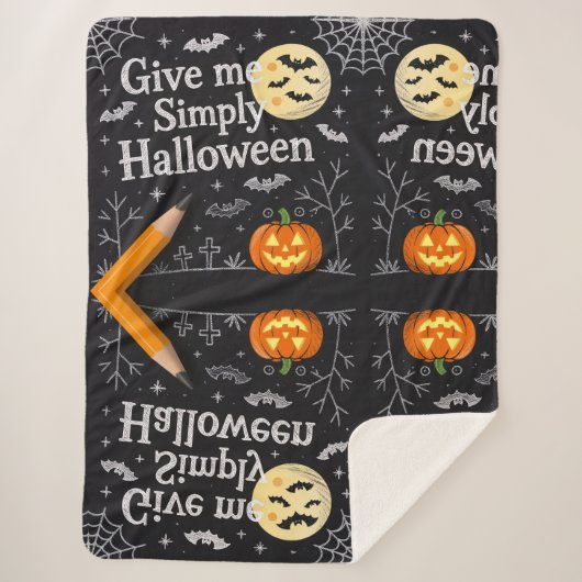 Geometric Pattern Sherpa Blanket シェルパブランケット (正面)