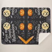 Geometric Pattern Sherpa Blanket シェルパブランケット (正面(横))