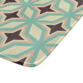 Geometric pattern with alternating dark star shape カッティングボード (角)