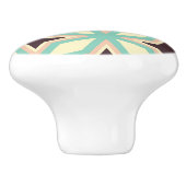 Geometric pattern with alternating dark star shape セラミックノブ (側面)