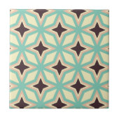 Geometric pattern with alternating dark star shape タイル (正面)