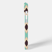 Geometric pattern with alternating dark star shape Case-Mate iPhoneケース (裏面 / 左)