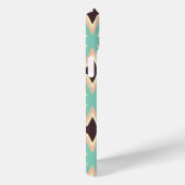 Geometric pattern with alternating dark star shape Case-Mate iPhoneケース (裏面 / 右)