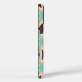 Geometric pattern with alternating dark star shape Case-Mate iPhoneケース (裏面 / 右)