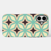Geometric pattern with alternating dark star shape Case-Mate iPhoneケース (裏面 (横))