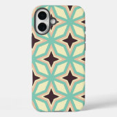 Geometric pattern with alternating dark star shape Case-Mate iPhoneケース (裏面)