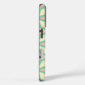 Geometric pattern with alternating dark star shape Case-Mate iPhoneケース (裏面 / 右)