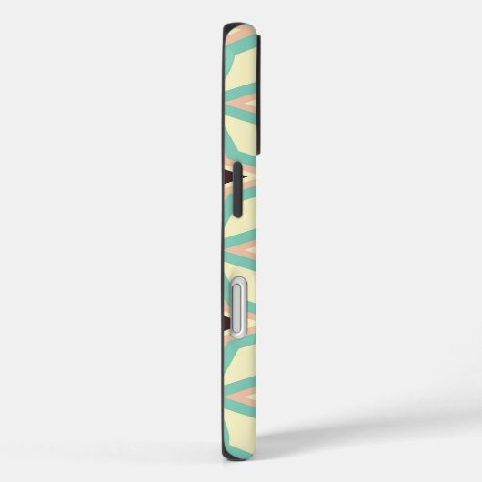 Geometric pattern with alternating dark star shape Case-Mate iPhoneケース (裏面 / 右)