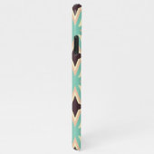 Geometric pattern with alternating dark star shape iPhoneケース (右側)