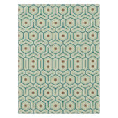 Geometric pattern with interlocking hexagons テーブルクロス (正面)