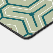 Geometric pattern with interlocking hexagons デスクマット (コーナー)