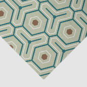 Geometric pattern with interlocking hexagons 薄葉紙 (詳細)