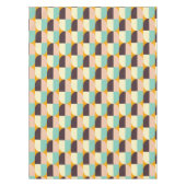 Geometric pattern with overlapping half-circles テーブルクロス (正面)