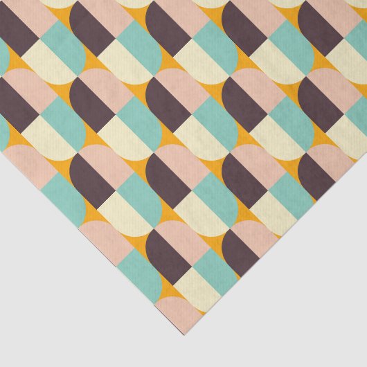 Geometric pattern with overlapping half-circles 薄葉紙 (詳細)