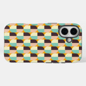 Geometric pattern with overlapping half-circles Case-Mate iPhoneケース (裏面 (横))