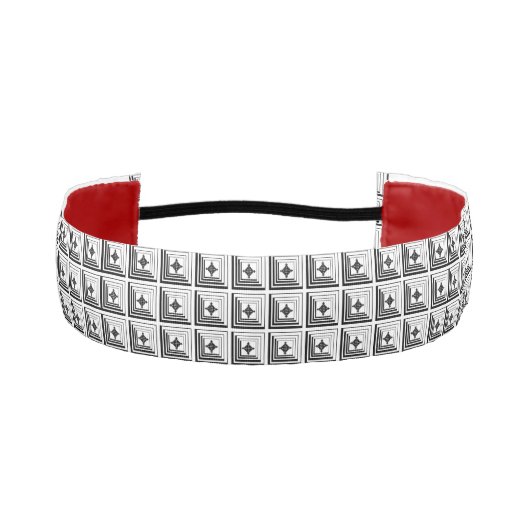 Geometric Pendant Pattern アスレチックヘッドバンド (正面)