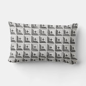 Geometric Pendant Pattern ランバークッション (裏面)