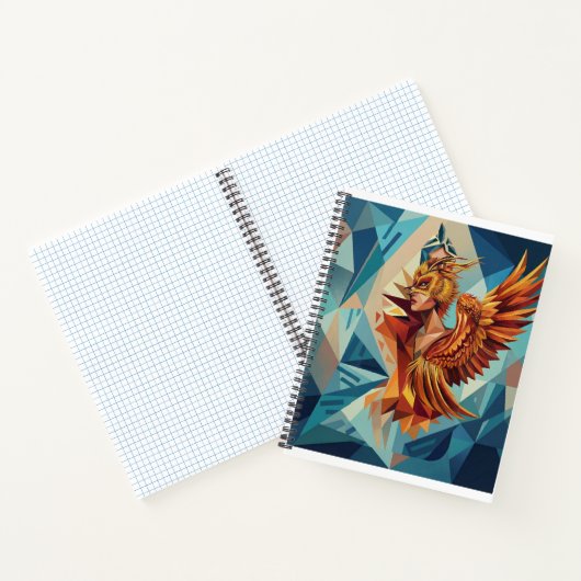 Geometric Phoenix Art Notebook ノートブック (内部)