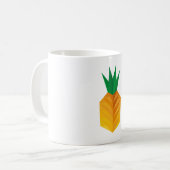 Geometric Pineapple コーヒーマグカップ (正面左)