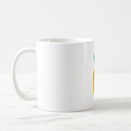 Geometric Pineapple コーヒーマグカップ (左)