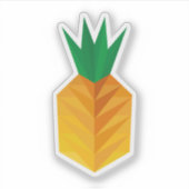 Geometric Pineapple シール (正面)