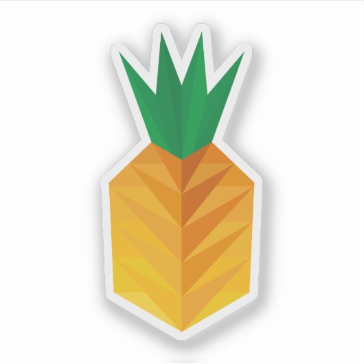 Geometric Pineapple シール (正面)