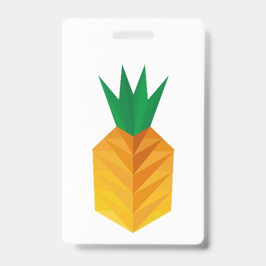 Geometric Pineapple バッジ (正面)