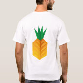 Geometric Pineapple Tシャツ (裏面)