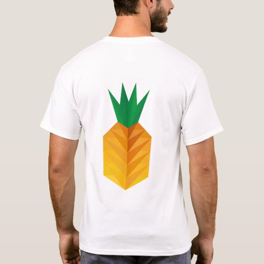 Geometric Pineapple Tシャツ (裏面)