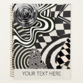 Geometric planner abstract modern simple trendy プランナー手帳 (正面)