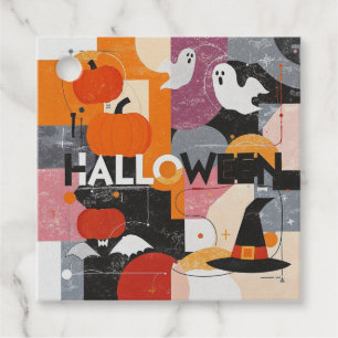 Geometric Pumpkins and Ghosts フェイバータグ