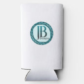 Geometric Purple and Green スリム缶クーラー (裏面)