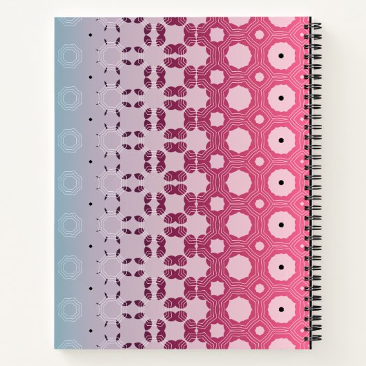 Geometric Radiance: Tech Mandala Patterns ノートブック (裏面)