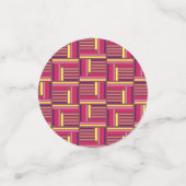 Geometric Retro Style コンフェッティ (スモール正面)
