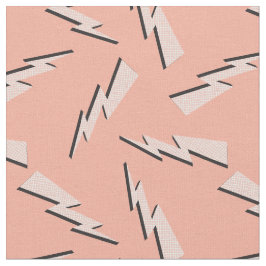 Geometric retro vintage 80s minimalist modern bolt ファブリック