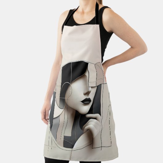 Geometric Sculpted Portrait エプロン (インサイチュ)