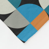 Geometric seamless mosaic tiles pattern, backgroun フリースブランケット (角)